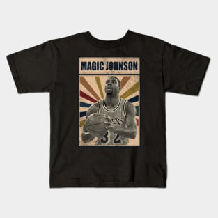 Los Angeles Lakers Magic Johnson Kids T-Shirt